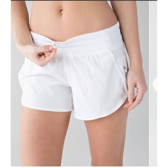 lululemon athletica Pants - lululemon athletica White Athletic Shorts